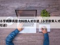 小学教师高层次科技人才引进（小学教育人才引进）