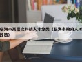 临海市高层次科技人才分类（临海市政府人才政策）