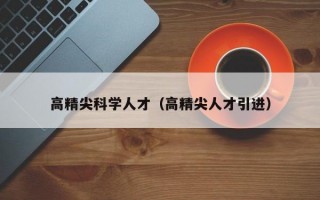 高精尖科学人才（高精尖人才引进）