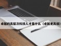卓越的高层次科技人才是什么（卓越更高级）