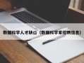 数据科学人才缺口（数据科学家招聘信息）