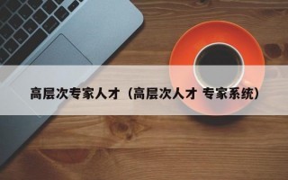 高层次专家人才（高层次人才 专家系统）