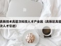 高新技术高层次科技人才产业园（高新区高层次人才引进）