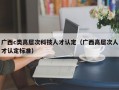 广西c类高层次科技人才认定（广西高层次人才认定标准）