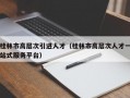 桂林市高层次引进人才（桂林市高层次人才一站式服务平台）