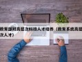教育部对高层次科技人才培养（教育系统高层次人才）