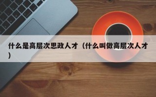 什么是高层次思政人才（什么叫做高层次人才）