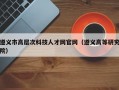 遵义市高层次科技人才网官网（遵义高等研究院）