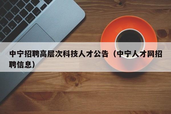 中宁招聘高层次科技人才公告（中宁人才网招聘信息）-第1张图片-科学人才网 - 优质科学人才招聘平台