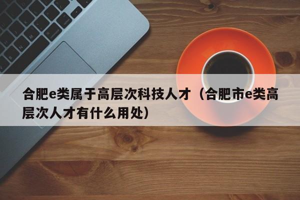 合肥e类属于高层次科技人才（合肥市e类高层次人才有什么用处）-第1张图片-科学人才网 - 优质科学人才招聘平台